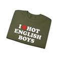 thumbnail image 3 of English England Wife Girlfriend Husband Sweatshirt Gifts Crew Neck Shirt, 3 of 3