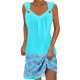thumbnail image 1 of Vestido de Verano para Mujeres sin Mangas Estilo de Bolsillo con Cuello en V, Color Sólido Y Cómodo Vestido de Verano Casual, 1 of 5