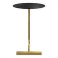 thumbnail image 2 of Home Square Aldovera Metal Round Side Table in Black and Gold - Set of 2, 2 of 8