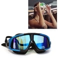 thumbnail image 3 of Gafas de natación con protección UV y lentes antivaho, antideslizantes, fáciles de ajustar, cómodas gafas de silicona, 3 of 3
