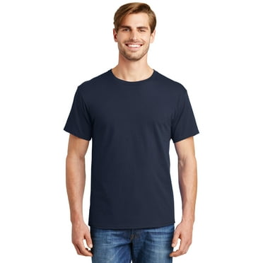 Hanes - Essential-T T-Shirt - 5280, Navy, XL, Pack Of 5, Hanes Mens T-Shirts