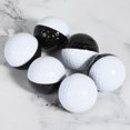 thumbnail image 4 of 6 uds PU negro blanco suave alto elástico excelente mosca estable dos capas Putter interior ayudar pelota de práctica de Golf, 4 of 5