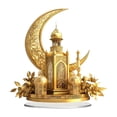 thumbnail image 2 of ⚡ Big Sale ! Ramadan Table Decoration For Eid Al Fitr Islam 2d Moon Logo For Family Souvenirs For Ramadan Decoration For The Family, 2 of 6