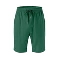thumbnail image 6 of TRUBKH Beach Shorts for Women Gym Yoga Shorts Active Shorts for Women Linen Shorts for Women Lounge Beach Drawstring Women's 2 in 1 Running Shorts Biker Running Shorts Sports Shorts Green S-3XL, 6 of 9