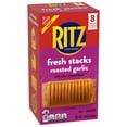 thumbnail image 5 of RITZ Fresh Stacks Roasted Garlic Crackers, Travel Snacks, 11.8 oz (8 Multi Snack Packs), 5 of 17