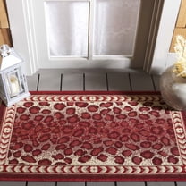 Safavieh Courtyard Candace Spotted Indoor/Outdoor Area Rug, Red/Beige, 2' x 3'7"