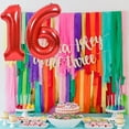 thumbnail image 3 of 40 Inch Red Large Numbers Balloons Number 16 Digital 16 Helium Balloons, Foil Mylar Big Number Balloons for Birthday Party Anniversary Supplies Decorations, 3 of 12