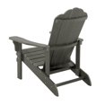 thumbnail image 4 of Folding Adirondack Chair,Weather Resistant & Durable Garden Adirondack Chair,Wood Outdoor Fire Pit Lounge Chair for Patio Deck Yard Lawn and Garden Seating,Easy Assembl,Gray, 4 of 5