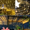 thumbnail image 2 of LED Net Mesh String Fairy Lights 200 LEDs 9.8FT x 6.6FT Net Lights  Plug in Waterproof Mesh Lights for Bushes Garden Patio Christmas Halloween Decorations (Green), 2 of 10
