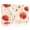 Color 4, variant on 8 Pack Art Acoustic Panels Sound Absorbing Abstract Cowhide Swirls Brown White Black Fur Decorative Soundproof Wall Panels Self Adhesive for Nursery Game Room Bedroom 48"x32"