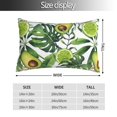 thumbnail image 2 of Sikiie Watercolor Green Tropical Pillow Covers, Throw Pillow Case Cushion Covers,Cushion for Bedroom,Couch,Home-20"x30", 2 of 6