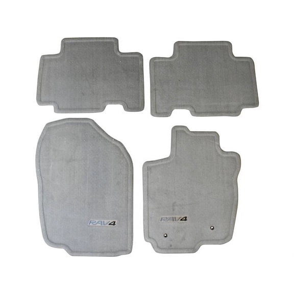 Floor Mat Set 4 Piece - Compatible with 2006 - 2012 Toyota RAV4 2007 2008 2009 2010 2011