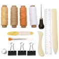 thumbnail image 1 of HLONK Book binding materials 1 Set Bookbinding Tools DIY Leather Sewing Kit Bookbinding Crafts Kit Sewing Tools, 1 of 8