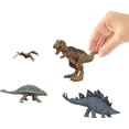 thumbnail image 3 of Mattel Jurassic World: Chaos Theory Calendario de Adviento navideño 2024 con cuenta regresiva de 24 días, 30 sorpresas de juguetes relacionadas con dinosaurios, 20 mini dinosaurios, 1 humano, 9 piezas, 3 of 5