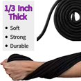 thumbnail image 2 of MesaSe Soft Rope Cord Casewin 2Pack Soft Cotton Rope 10 M/33 Feet 8 MM All Purpose Cotton Rope Craft Rope (Red/Black), 2 of 9