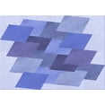 thumbnail image 1 of Ahgly Company Machine Washable Indoor Rectangle Transitional Blue Angel Blue Area Rugs, 8' x 10', 1 of 7
