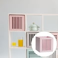 thumbnail image 3 of Juego de muebles con cajones y aparador de madera en forma de cubo para decoración de casa de muñecas a escala 1/12, juguetes DIY Rosa, 3 of 9