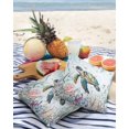 thumbnail image 3 of Outdoor Pillow Covers Pack of 2, Ocean Sea Turtle Starfish Coral Fish Waterproof Throw Pillowcase Cushion Cases, Underwater World Decorative Pillow Cover for Couch Sofa Home Bed Patio, 3 of 6