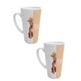 thumbnail image 1 of Duo de Tazas de cerámica 502 ml con diseño ilustrado de perros, 1 of 7