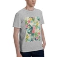 thumbnail image 2 of Bingfone Tropical Flowers Men'S Loose Fit Short-Sleeve Pocket T-Shirt, 2 of 7