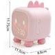 thumbnail image 2 of Reloj despertador con dinosaurio adorable, carga por USB, hora, fecha y temperatura automáticas, lámpara de noche con función de repetición, perfecto para niños (rosa), 2 of 3