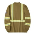 thumbnail image 2 of UNIFU FR Hi-Vis Shirts 7OZ Lightweight High Visibility Reflective Flame Resistant NFPA2112 100% C Welding Men’s Safety Shirt, 2 of 3