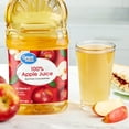 thumbnail image 3 of Great Value 100% Apple Juice, Not from Concentrate, 64 fl oz (Shelf Stable), 3 of 9