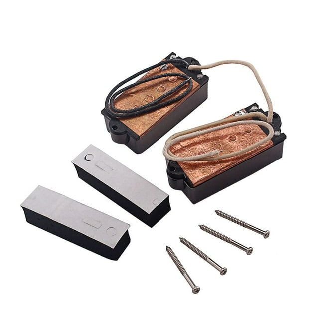Pastillas de orificio de sonido Sonducket P-bass 2 piezas con tornillos de montaje