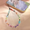 thumbnail image 4 of 1pcsY2K Butterfly Love heart acrylic color alloy anti-loss portable diagonal hand carry fashion chain mobile phone chain - style:style1;, 4 of 5