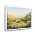 thumbnail image 3 of Designart 'Sunrise In The Mountains With Horse' Farmhouse Framed Canvas Wall Art Print, 3 of 5