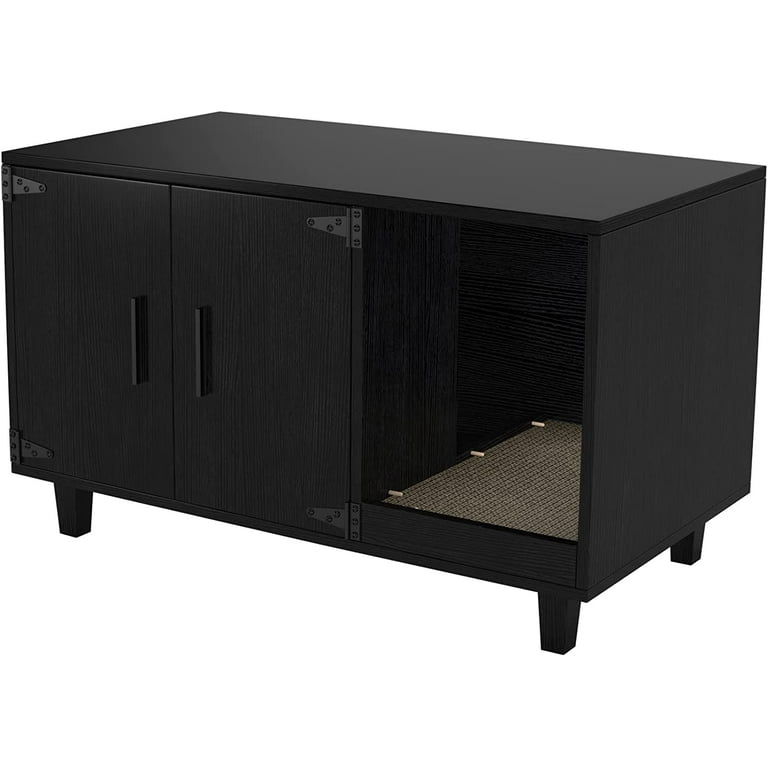 GDLF Enclosed Door Pet Crate, Cat Washroom, Hidden Litter Box