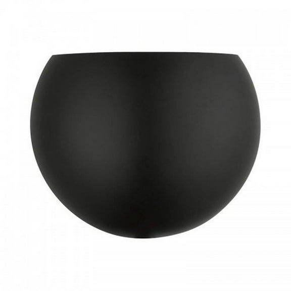 1 Light Wall Sconce in Transitional Style-7.63 inches Tall and 9.75 inches Wide-Black Finish Bailey Street Home 218-Bel-4615545