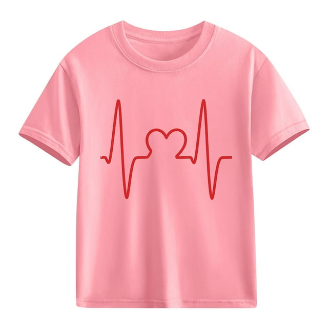 hengsof T-shirt Imprimé à Manches Courtes pour Enfants
