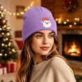 thumbnail image 3 of Wioihee Embroidered Knit Cuffed Beanie for Men Women Tactical Winter Warm Hat, 3 of 6
