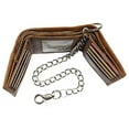 thumbnail image 5 of RFID Blocking Leather Chain Trifold with ID Window and Credit Card Pockets USA Series, 5 of 15