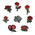thumbnail image 1 of 6pcs Rose Embroidery Badge Clothes Fabric Patch Applique Decor Diy, 1 of 5