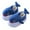 Navy, variant on Boys Slippers,Kids Closed Back Slippers with Plush Fleece Interior Slip Resistant Sole and Thick Base for Indoor Comfortable and Warmth Navy
