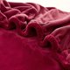 thumbnail image 5 of Sábana ajustable de franela de tacto de cachemira ultra suave, elástica y dimensionalmente estable en todo su perímetro para colchón de 25 cm, color vino tinto, 180 x 200 x 25 cm, 5 of 7