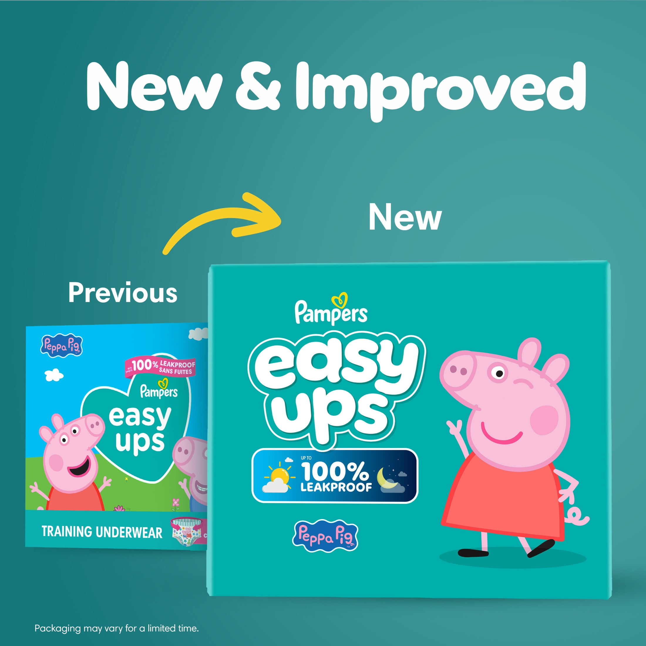 Pampers Easy Ups Training Pants Size 6 (4T5T), 62 Count (Select for More Options)