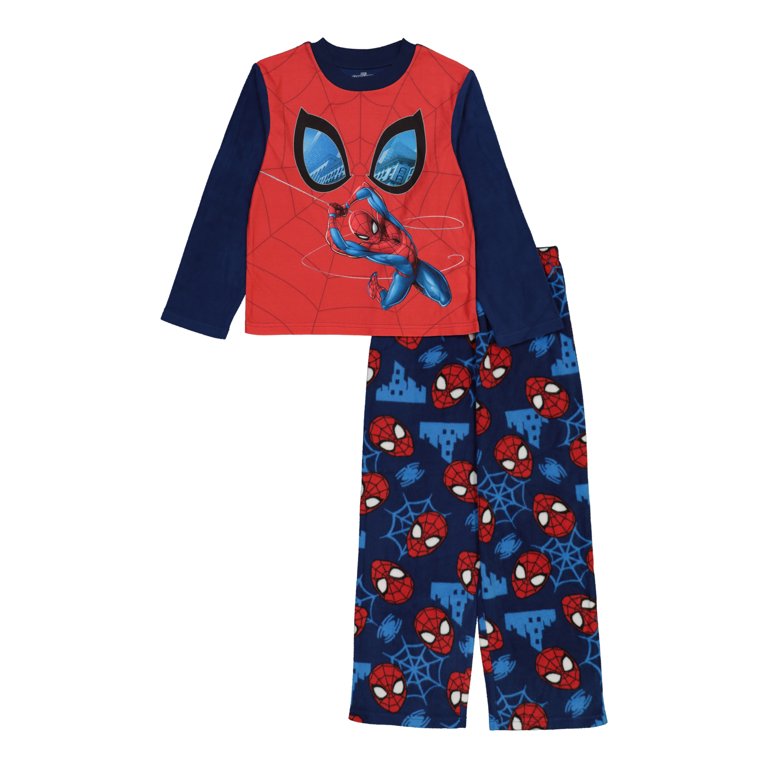 Spider-Man Boys Pajama Set, Long Sleeve Top and Pants 2-Piece - Main Image