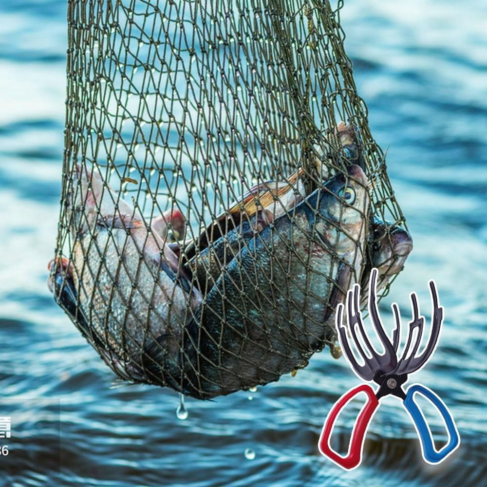 3 Claw Fish Gripper, Fishing Pliers Gripper Metal Fish Control Clamp Claw, Claw Fish Gripper Fish Pliers Fish Grabber Fish Grip Tackle Tool Control Forceps Fishing Accessories