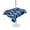 Blue, variant on Outdoor Tablecloth with Umbrella Hole for Patio/Picnic/Party/Camping, Red Geometric Waterproof Table Cloth Rectangle Table Cover Washable, Abstract Stripes Modern Minimalist (52"x 70")