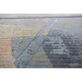 thumbnail image 7 of Essentials Abstract Orange Sage Blue Gray Ivory and Mauve Olefin Area Rug, 7 of 7