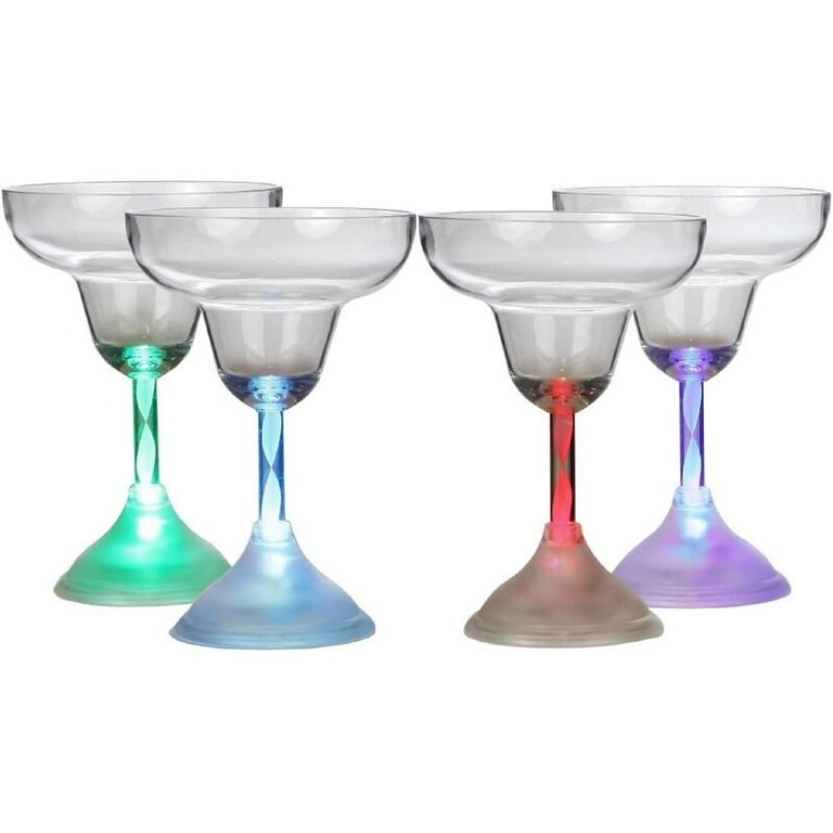 Plastic flashing cocktail glasses deals