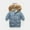 Blue, variant on TAGOLD Kids Coats Thicken Warm Kids Down Coat Winter Hooded Long Boys Girls Cotton Down Jackets Outerwears Children Clothing