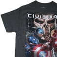 thumbnail image 3 of Marvel Captain America Civil War Big Boy's Gray T-Shirt - (Medium), 3 of 4
