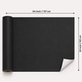 thumbnail image 5 of 24" x 54" Self-Adhesive Leather Repair Patch Roll, Peel & Stick Vinyl Repair Tape for Sofa, Couch, Car Seats & Furniture (Black), 5 of 6