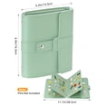thumbnail image 5 of NiHome Durable Pin Trading Book & Carrying Case, 4 Page PU Pin Display Book for Collectors, Waterproof, Portable Travel Display (Pins Not Included), 5 of 7