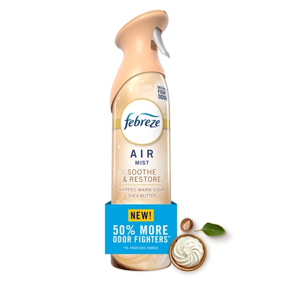 Assainisseur d’air en vaporisateur Febreze Air, éliminateur d’odeurs dans les pièces de la maison, parfum Apaisant et rétablissant