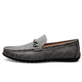 thumbnail image 4 of Men's Casual Loafers Slip On Leather Shoes Comfortable Lightweight Driving Shoes Male Moccasins Classic Penny Loafer Flats Boat Shoes Outdoor Walking Shoes, 4 of 12